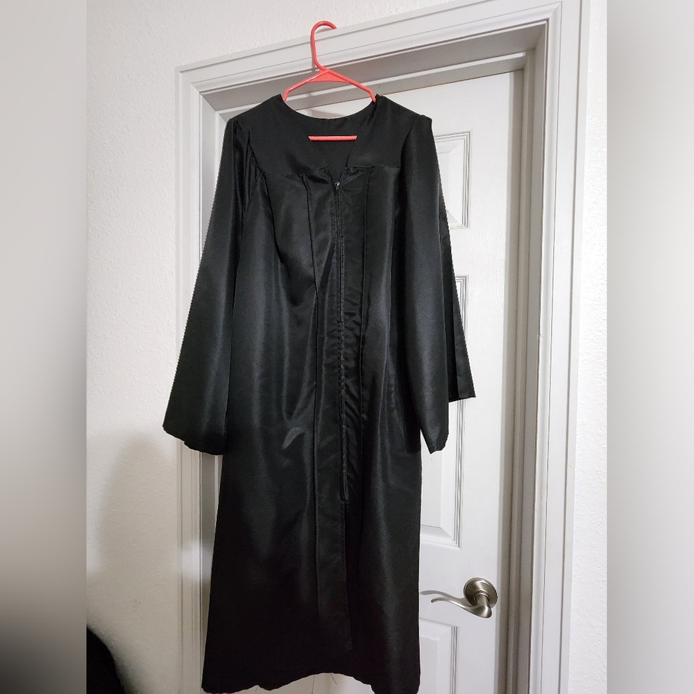 Classic Black Graduation Gown